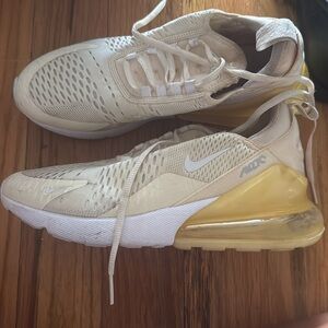 Nike Air Max 270 Cream Sneakers
